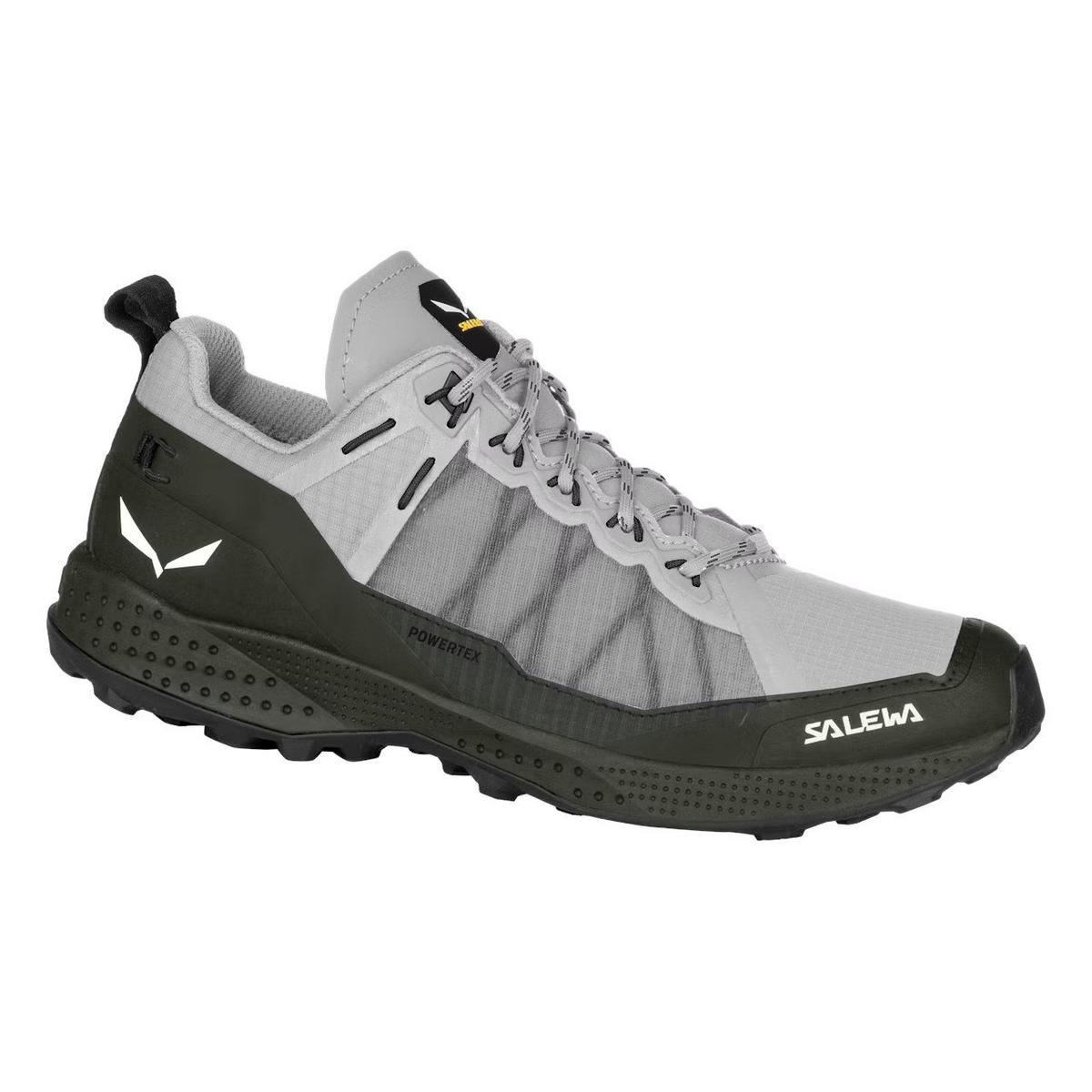 Salewa Men's Pedroc Powertex Hiking Shoes - Green/ Grey