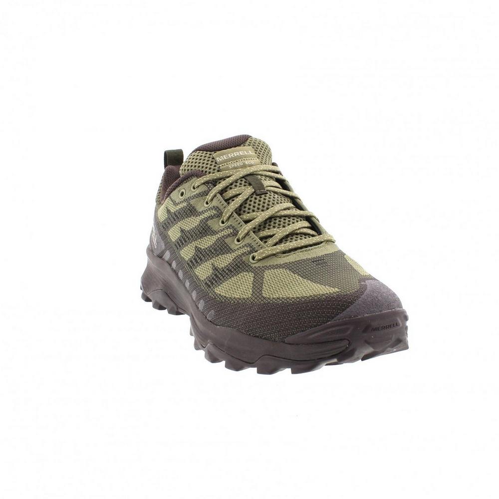 Merrell Men's Speed Eco Waterproof Walking Shoes - Green