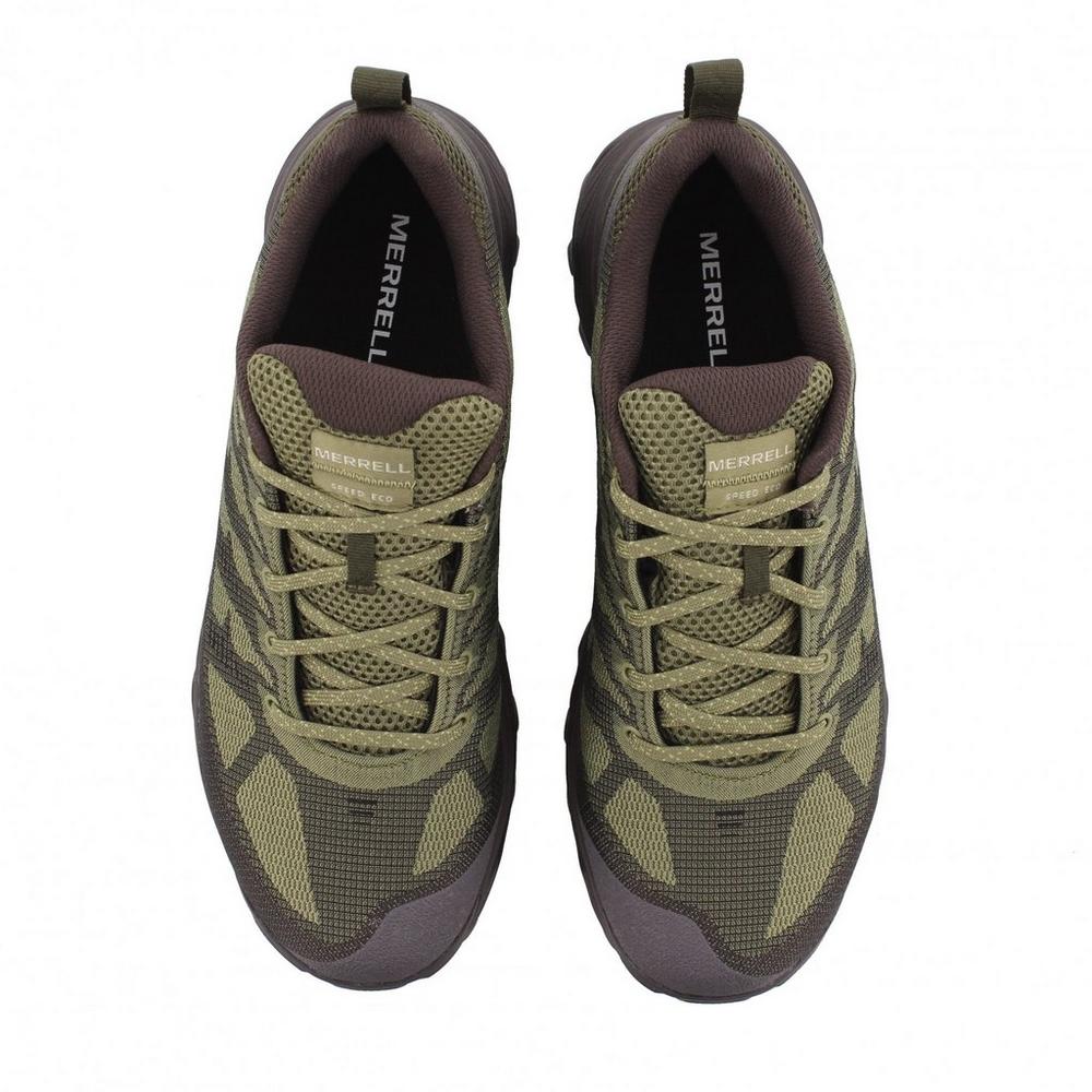 Merrell Men's Speed Eco Waterproof Walking Shoes - Green