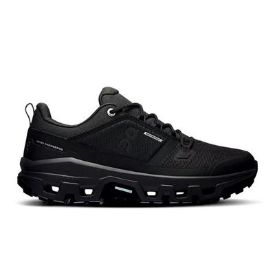 On Women's Cloudrock Low Waterproof Hiking Shoes - Black