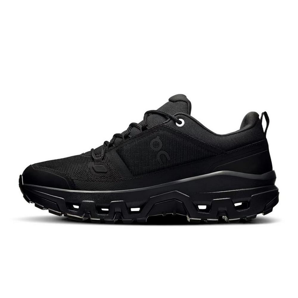 On Women's Cloudrock Low Waterproof Hiking Shoes - Black
