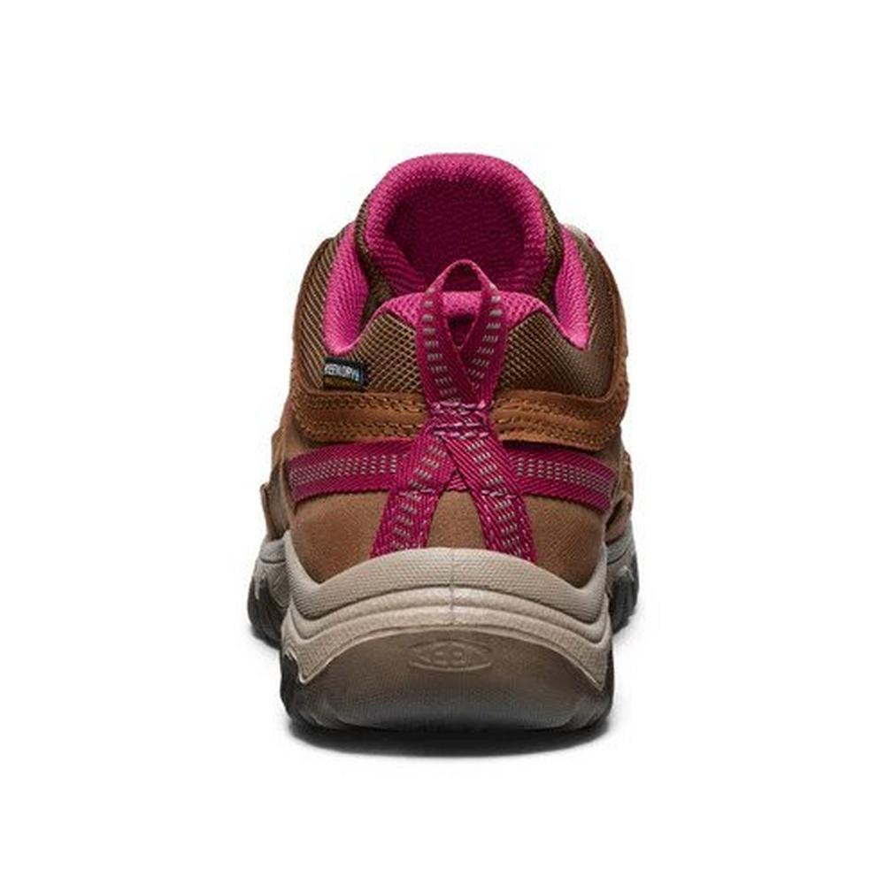 Keen Women's Targhee IV Waterproof Hiking Shoe - Brown/Pink