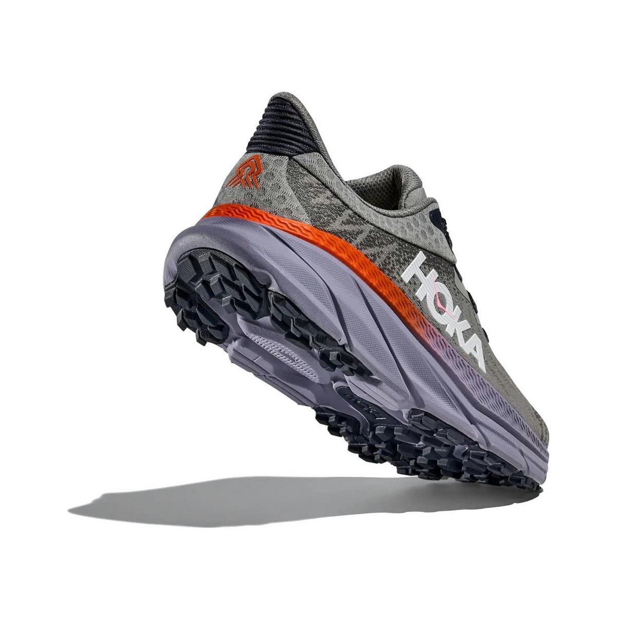 Hoka Women's Challenger 7 Trail Running Shoes - Grey/Purple