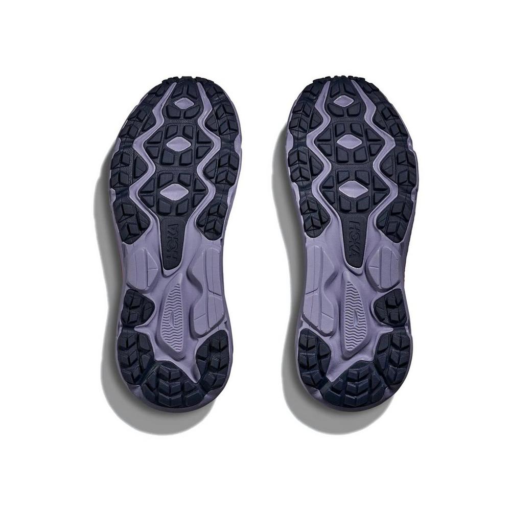 Hoka Women's Challenger 7 Trail Running Shoes - Grey/Purple