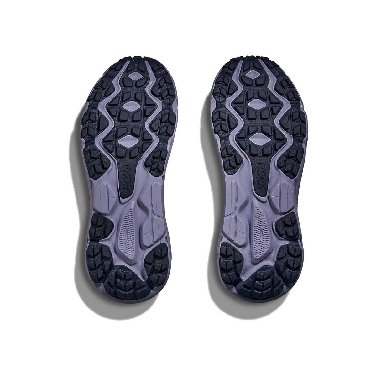 Hoka Women's Challenger 7 Trail Running Shoes - Grey/Purple
