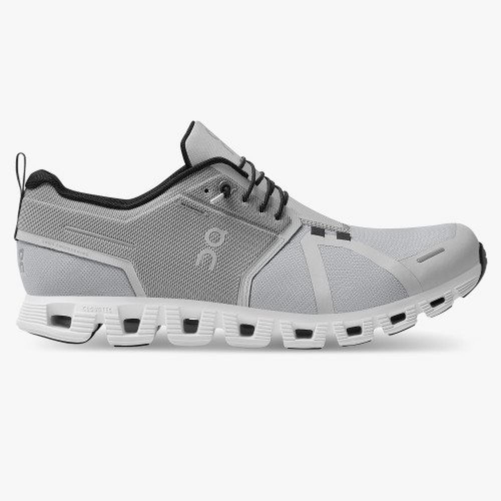 On Women's Cloud 5 Waterproof - Glacier White