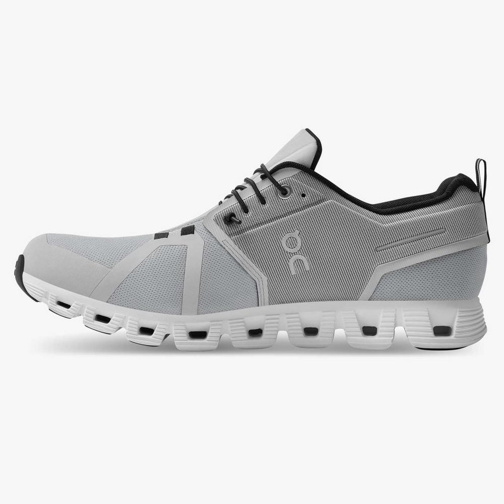 On Women's Cloud 5 Waterproof - Glacier White