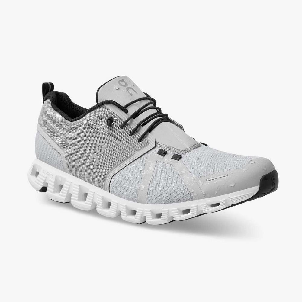 On Women's Cloud 5 Waterproof - Glacier White