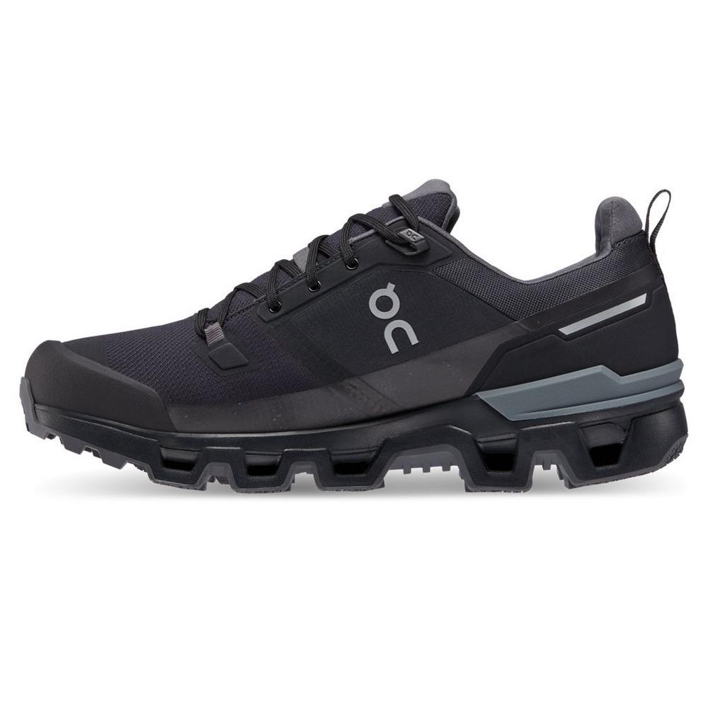 On Men's Cloudwander Waterproof Hiking Shoes - Black