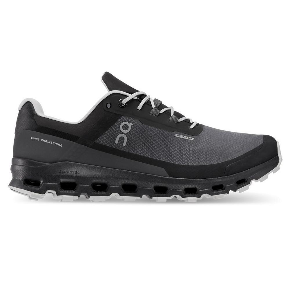 On Men's Cloudvista Waterproof Trail Running Shoes - Black