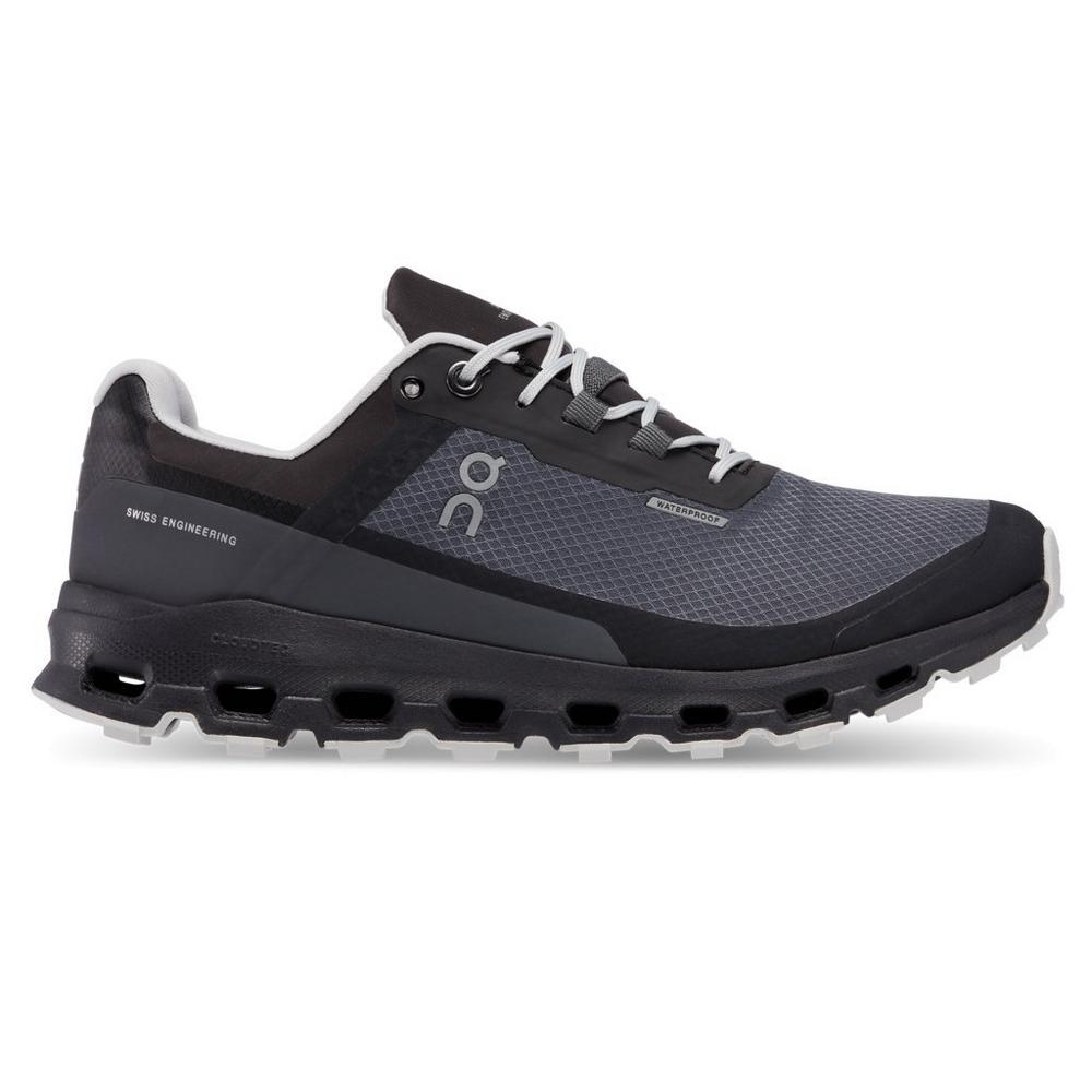 On Women's Cloudvista Waterproof Trail Running Shoes - Black