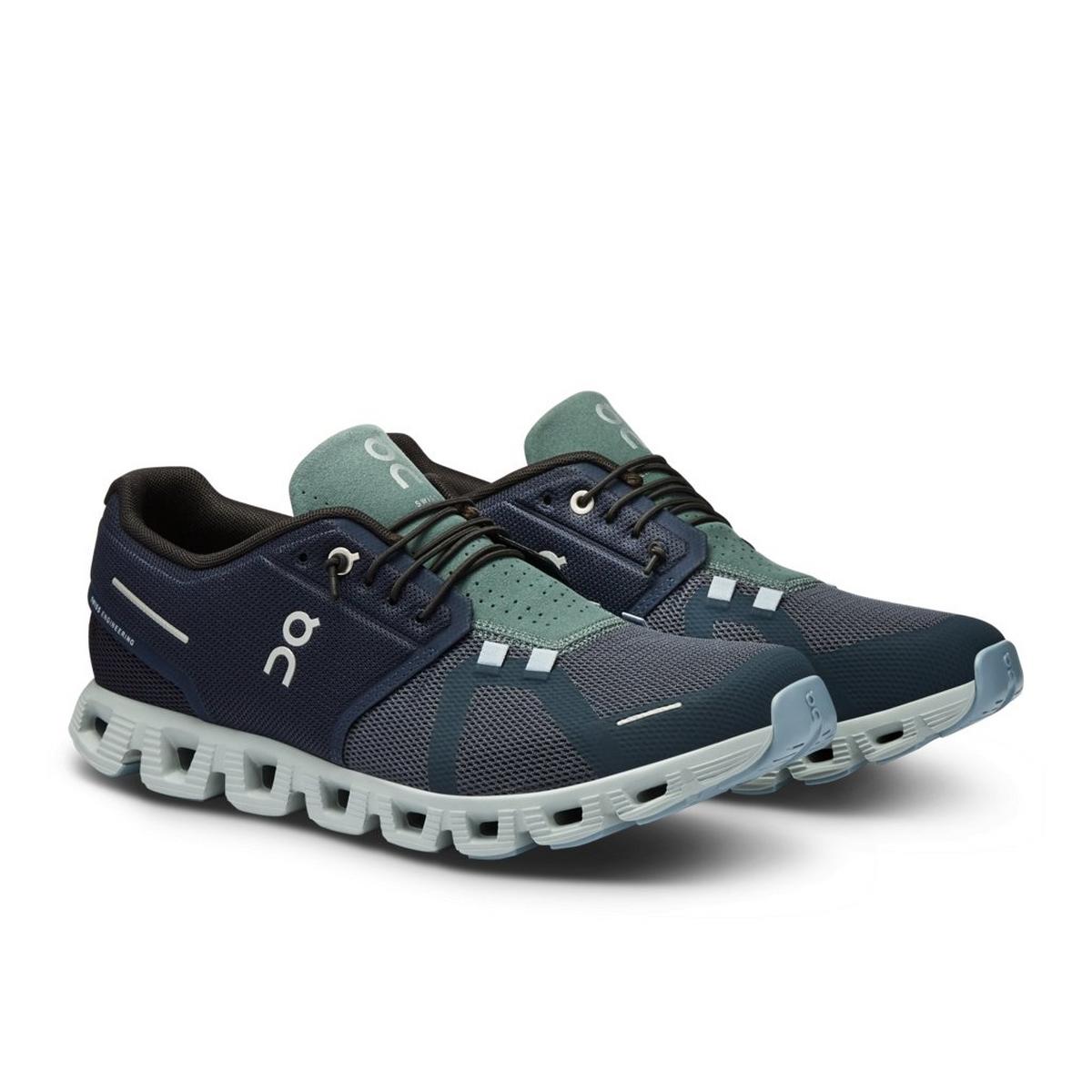 On Men's Cloud 5 Running Shoes - Navy