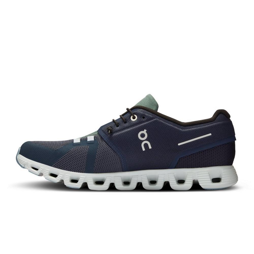 On Men's Cloud 5 Running Shoes - Navy