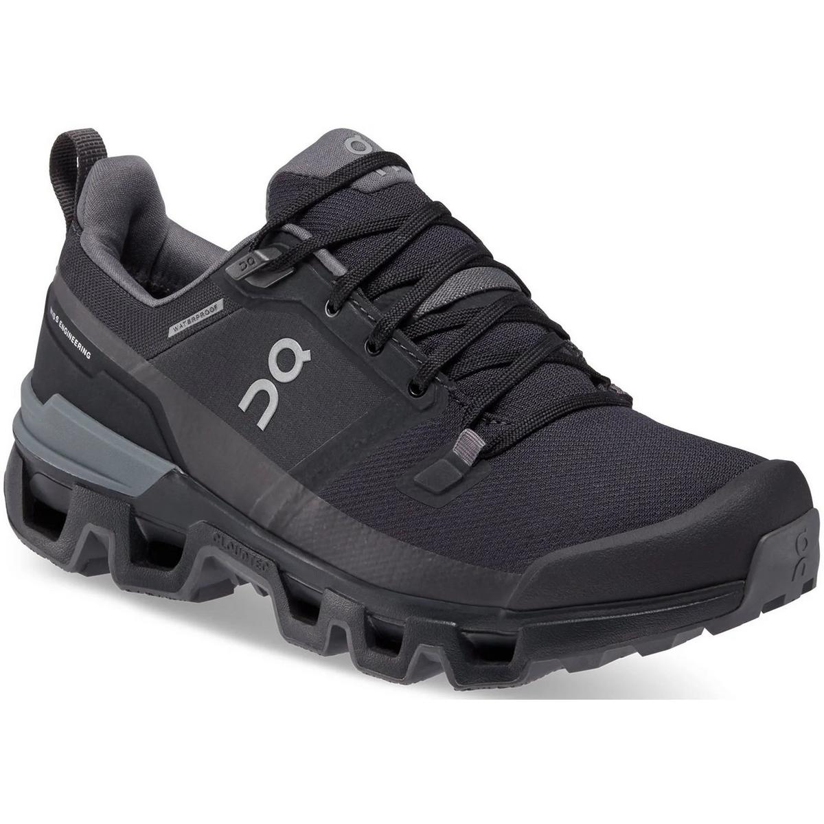 On Women's Cloudwander Waterproof Hiking Shoes - Black