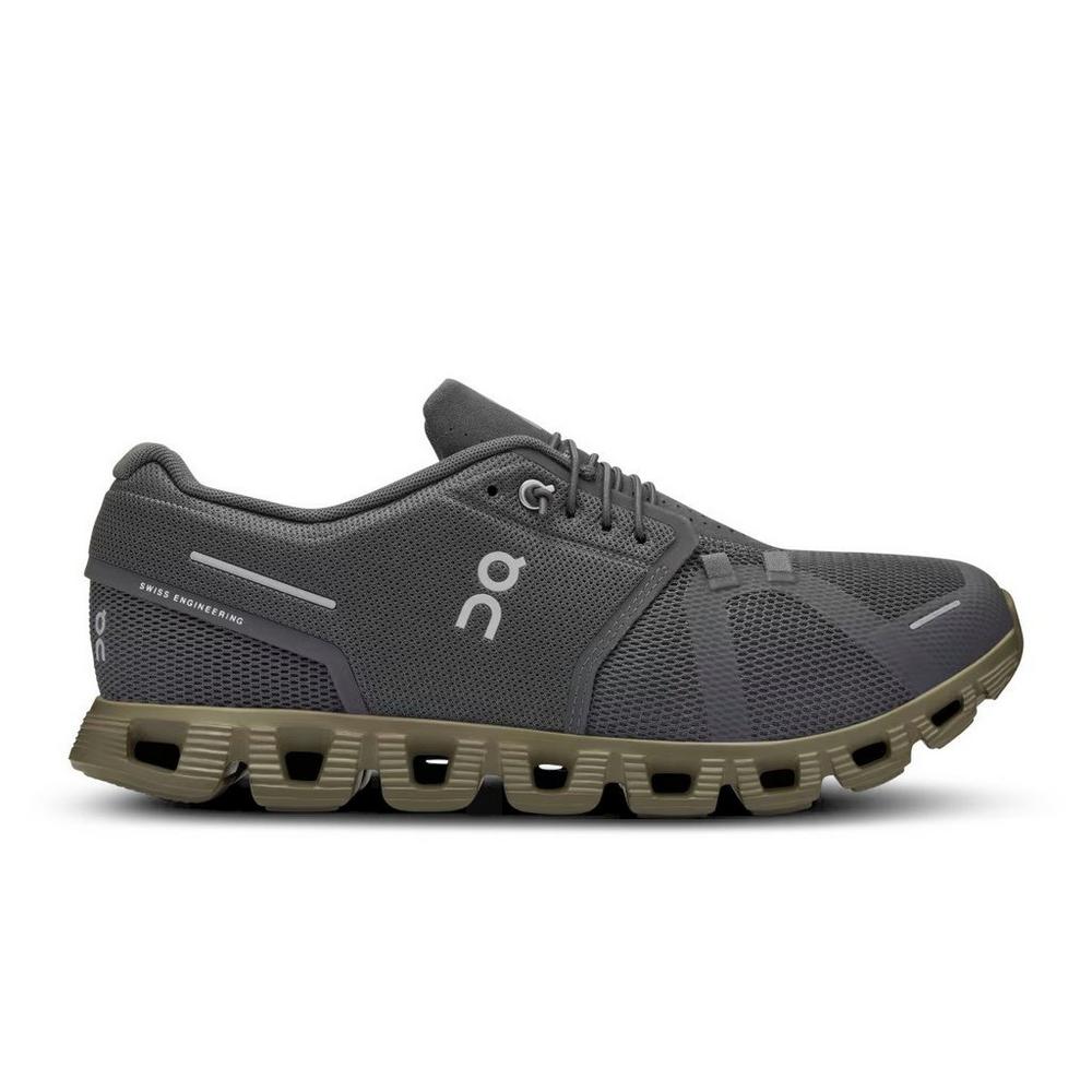 On Men's Cloud 5 Shoes - Grey