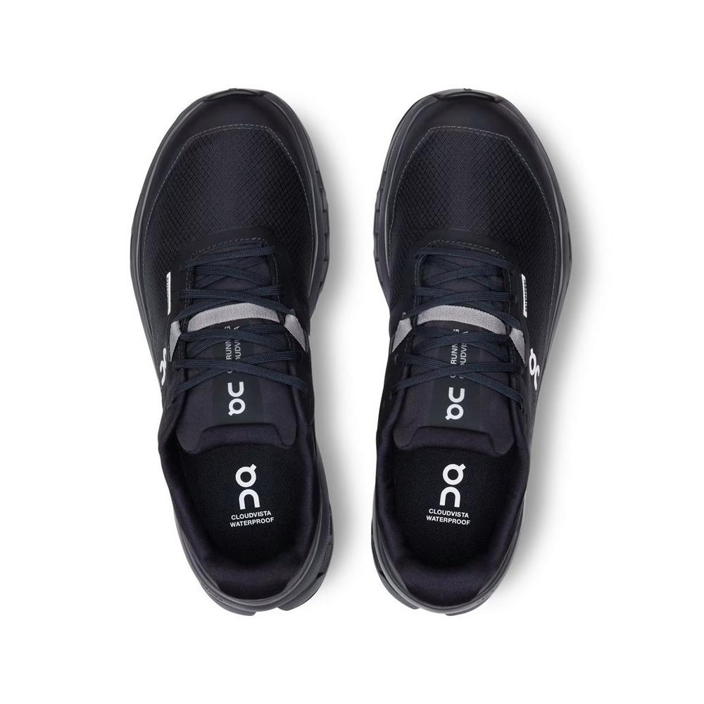 On Women's Cloudvista 2 Waterproof Trail Running Shoes - Black