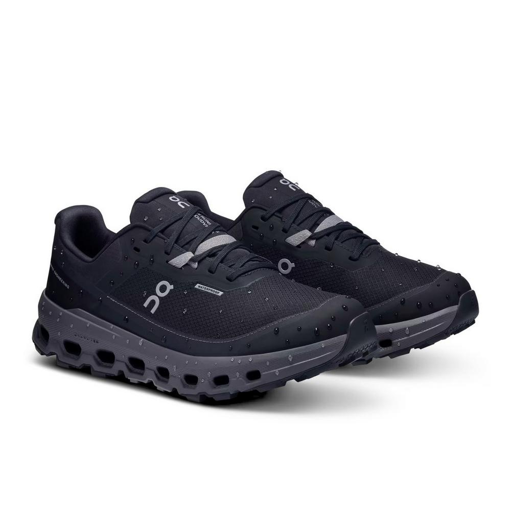 On Women's Cloudvista 2 Waterproof Trail Running Shoes - Black