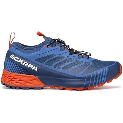 Scarpa Men's Ribelle GORE-TEX Trail Running Shoes - Blue/Spicy Orange