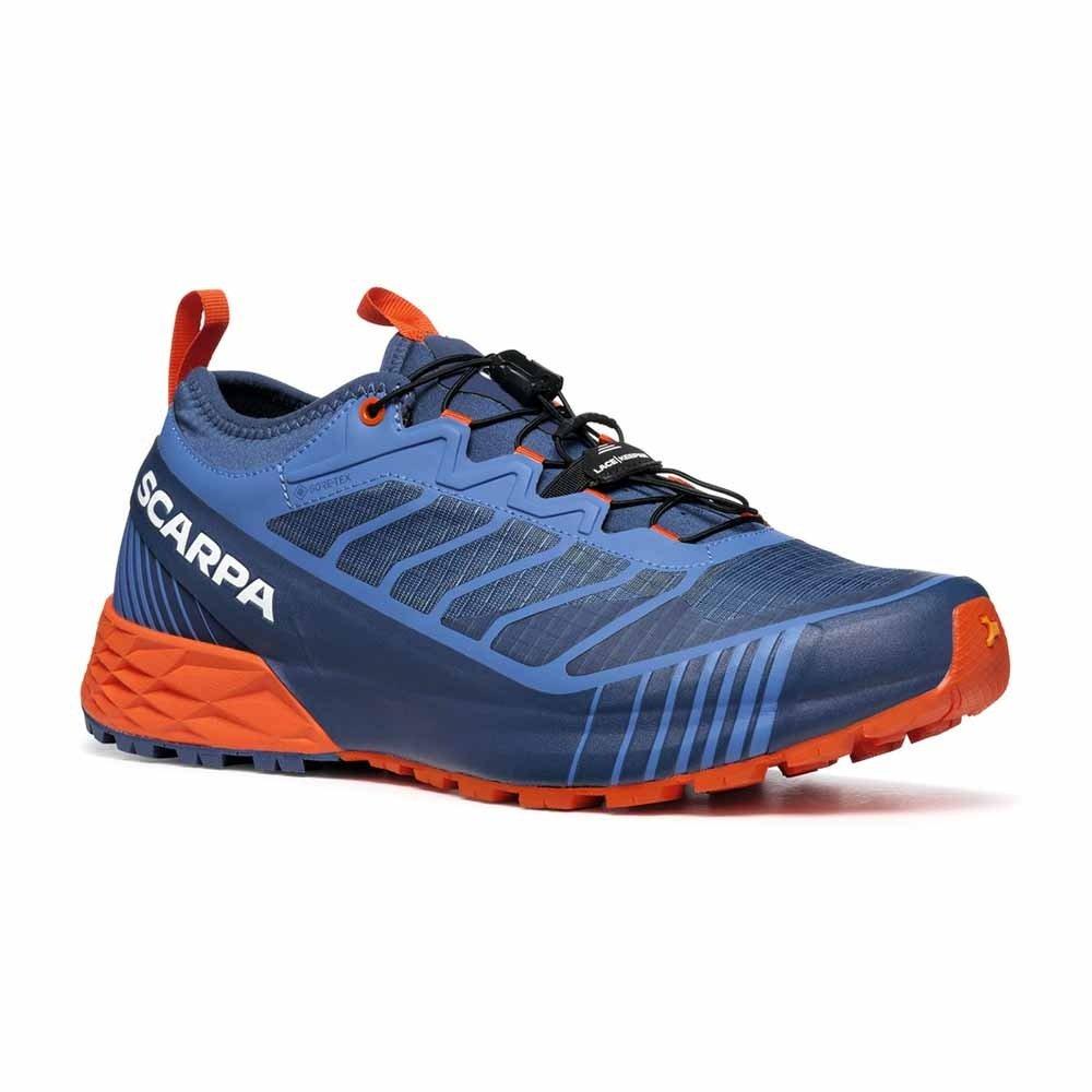 Scarpa Men's Ribelle Run GORE-TEX - Blue/Spicy Orange