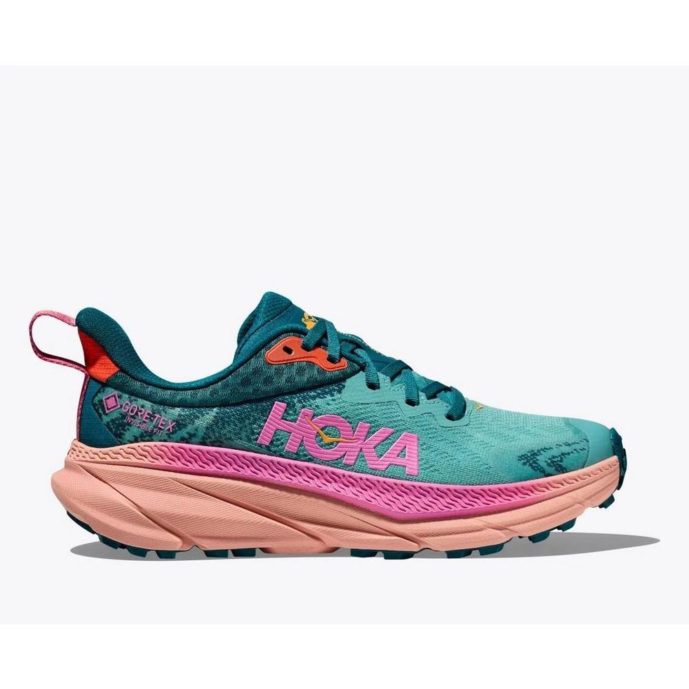 ☆HOKA☆ Women's Challenger ATR 7 Gore-Tex Blue Green 113450 Women's Hoka Challenger ATR 7 GTX – Commonwealth Running Co.