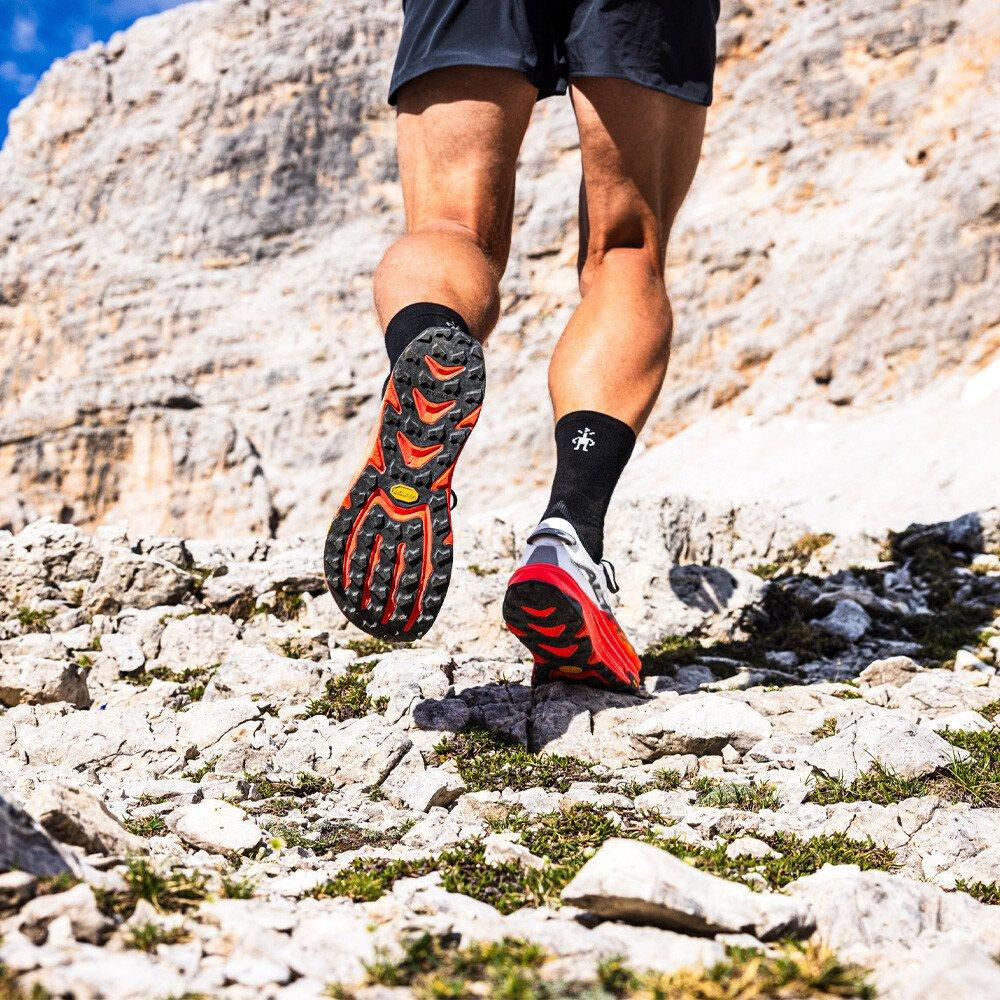 Men's Mont Blanc Carbon Trail Running Shoes White Coral George