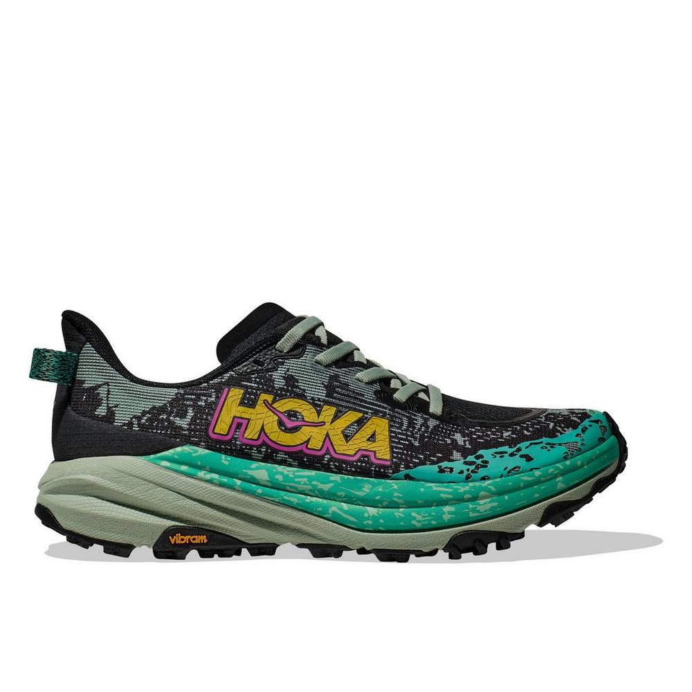 Hoka Women's Speedgoat 6 Trail Running Shoes - Black