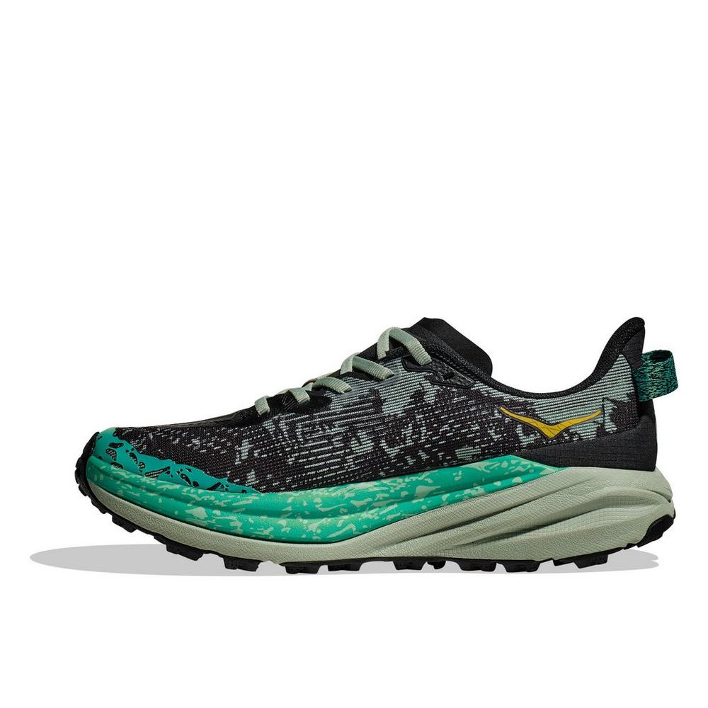 Hoka Women's Speedgoat 6 Trail Running Shoes - Black