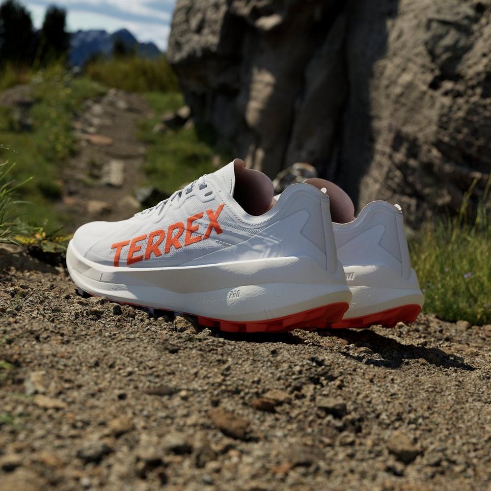Adidas Men's Terrex Agravic Speed Trail Running Shoes - White