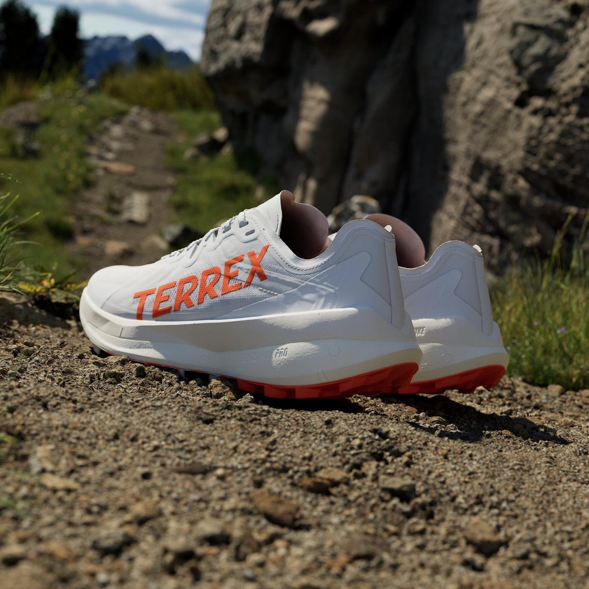 Adidas Men's Terrex Agravic Speed Trail Running Shoes - White