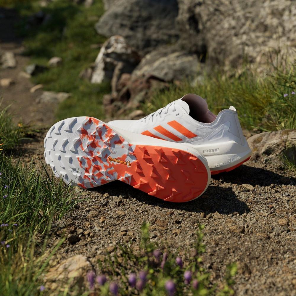 Adidas Men's Terrex Agravic Speed Trail Running Shoes - White
