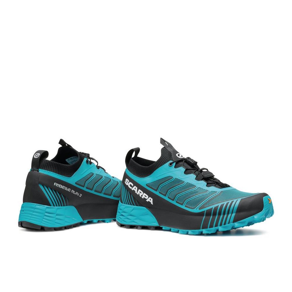 Scarpa Men's Ribelle Run 2 Trail Running Shoes - Blue/Black