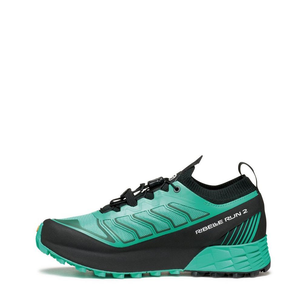 Scarpa Women's Ribelle Run 2 Trail Running Shoes - Green/Black