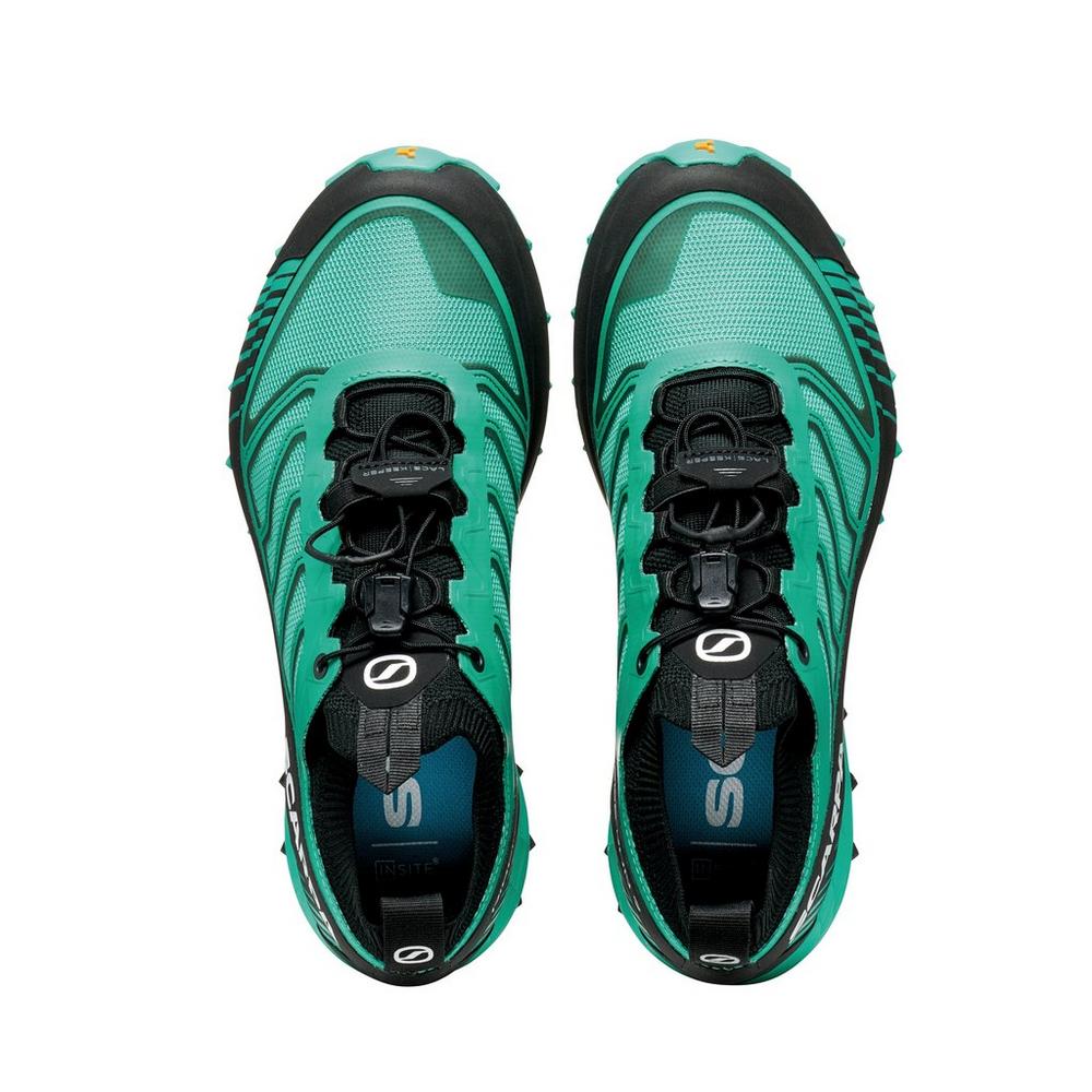 Scarpa Women's Ribelle Run 2 Trail Running Shoes - Green/Black