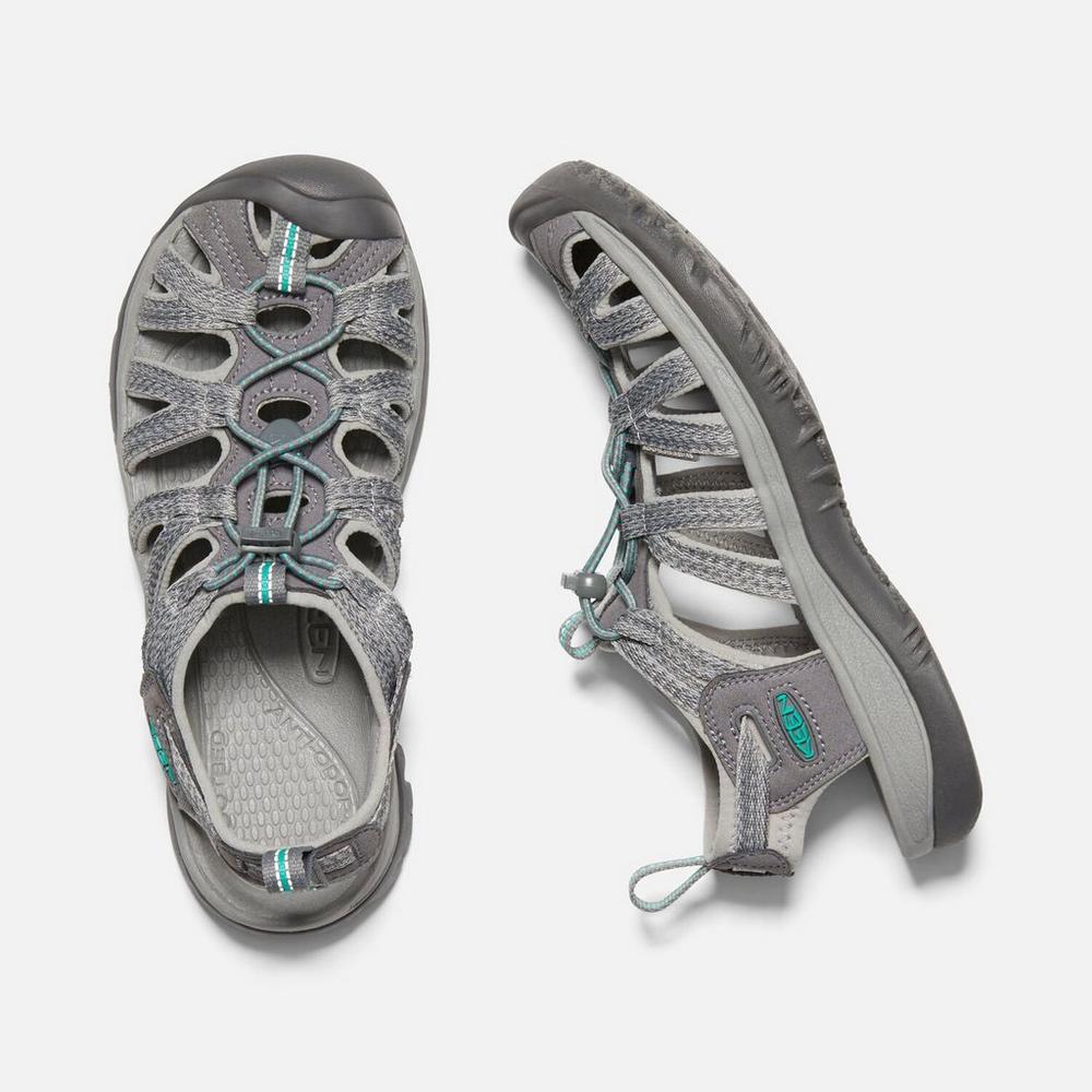 Keen Women's Whisper - Grey/Peacock Green