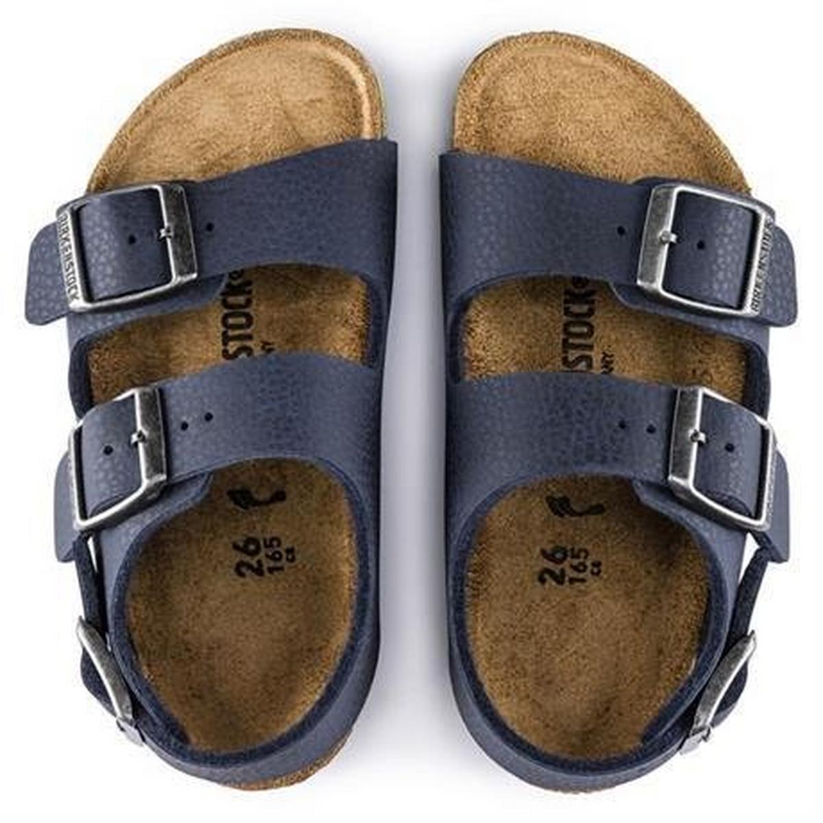 Birkenstock Kid's Milano - Desert Soil Blue