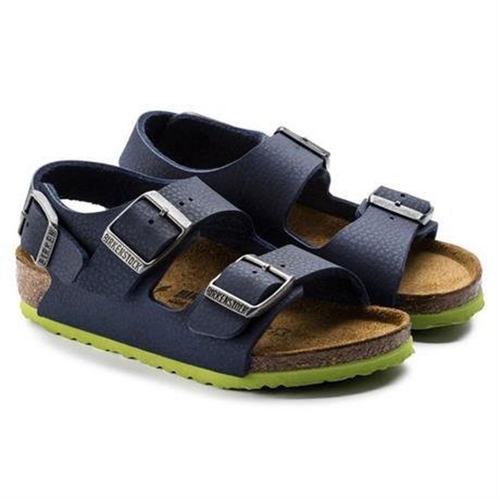 Birkenstock Kid's Milano - Desert Soil Blue