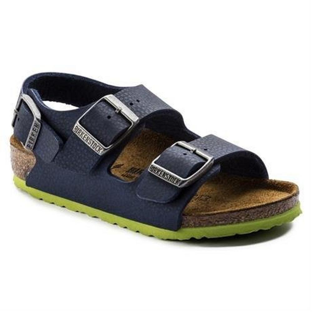 Birkenstock Kid's Milano - Desert Soil Blue