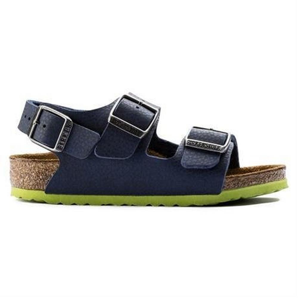 Birkenstock Kid's Milano - Desert Soil Blue