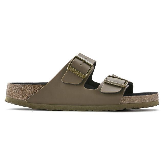 Olive green birkenstocks shop