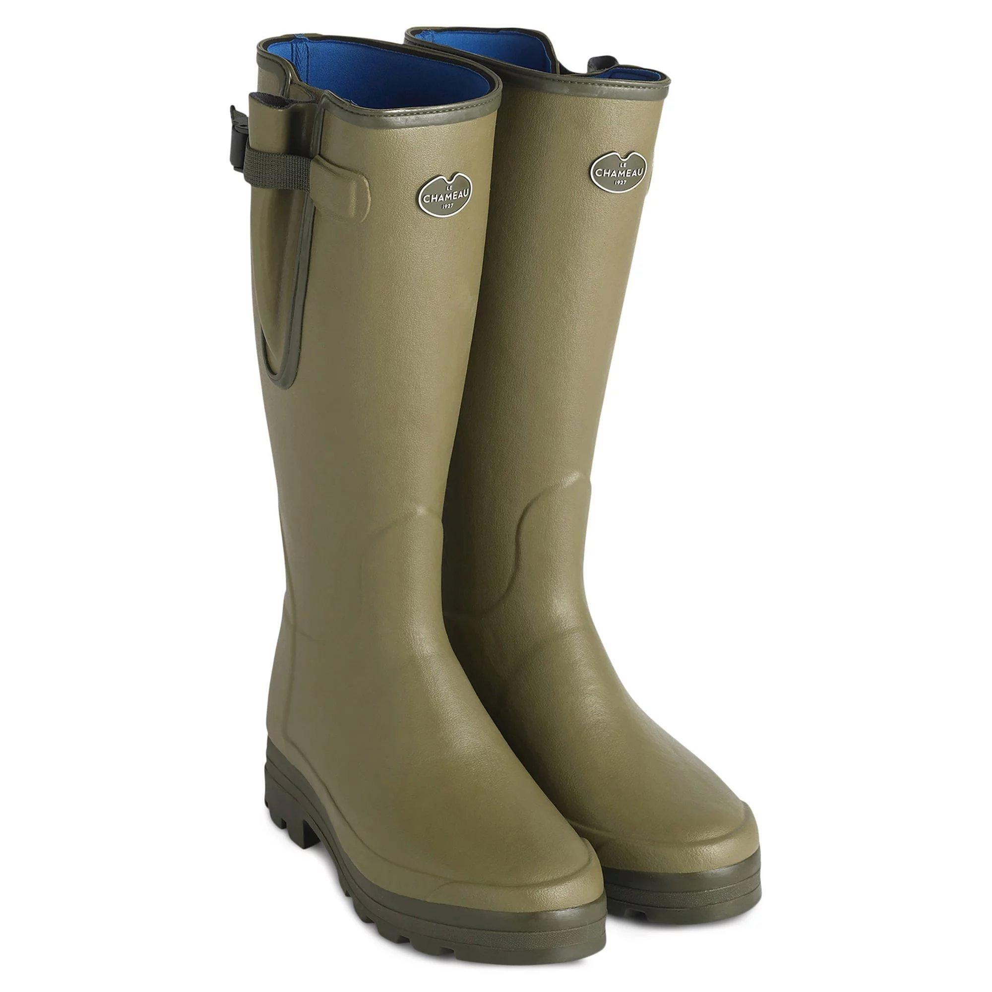 Le Chameau Men's Green Vierzonord Wellies - Wellingtons - Size Uk11 / Eu46