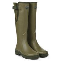  Women's Vierzon Jersey Welly Boots - Green