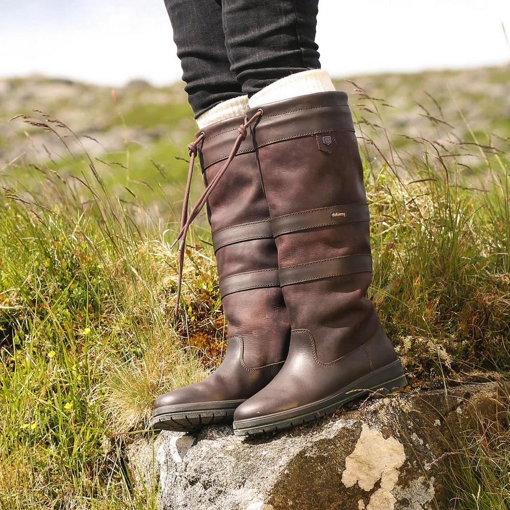 Dubarry Women s Galway GORE TEX Country Boots Dark Brown Tiso