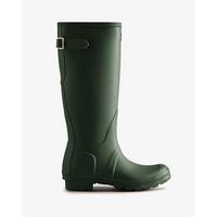  Women's Tall Back Adjustable Wellington Boots - Hunter Green