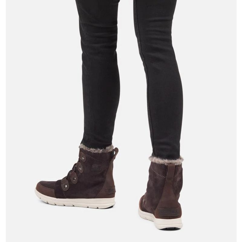 Explorer joan waterproof boot with faux fur collar outlet