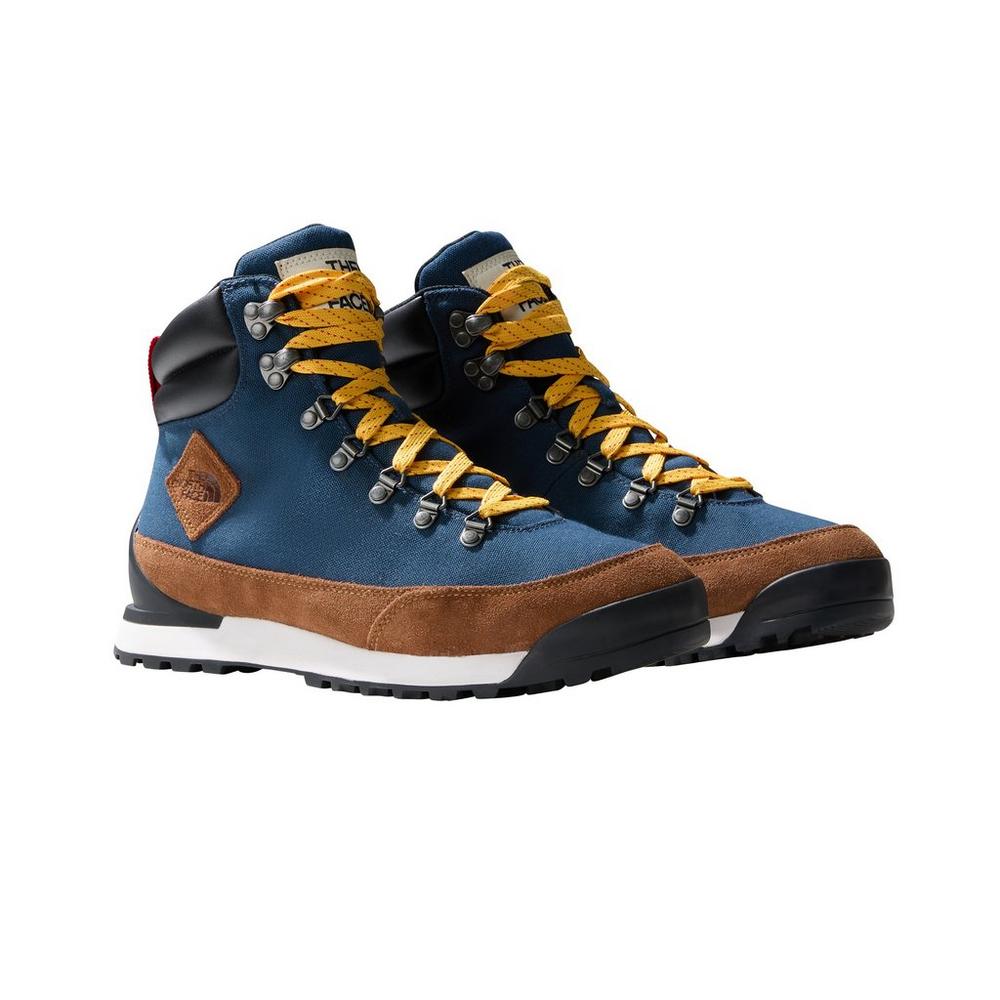 North face blue store boots