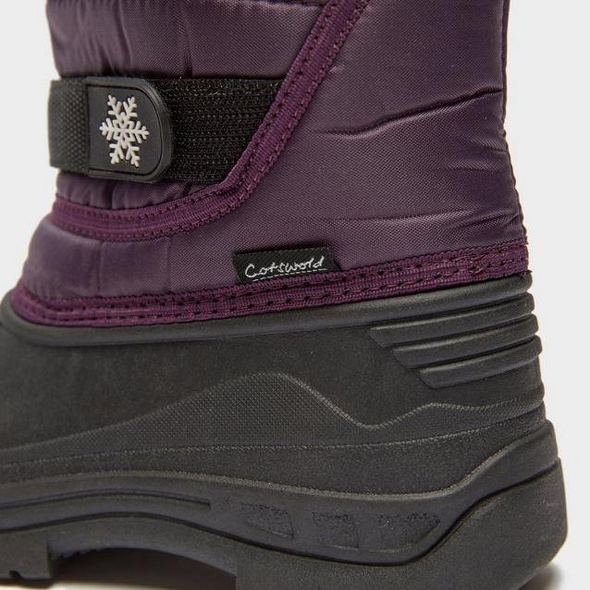 Cotswold Kid's Icicle Snow Boots - Purple