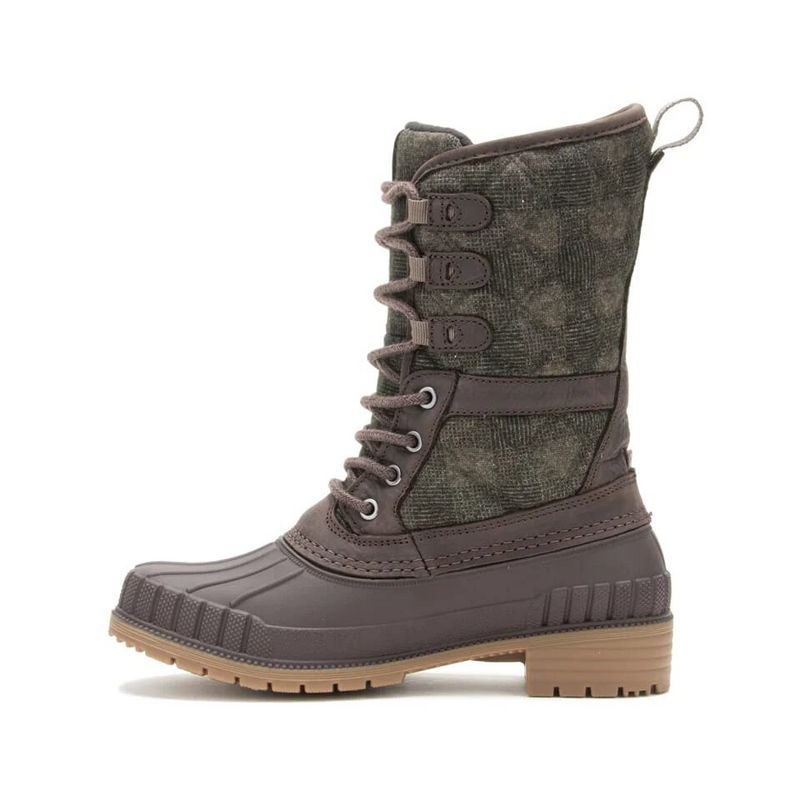 Kamik Women's Sienna Mid Boots - Khaki Ankle Boots With Rubber Sole