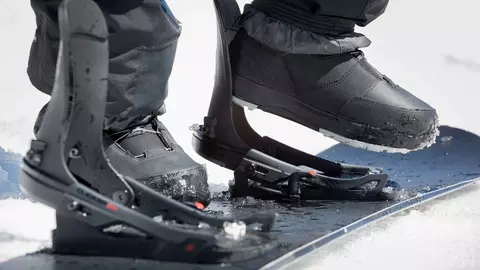 K2 Clicker X HB Step-In Womens Snowboard Bindings 2023 — Mountain