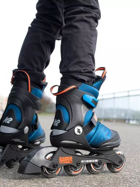 K2 Inliner Inlineskate Protektoren RAIDER PRO Schonerset 2021 blue Skateboard 