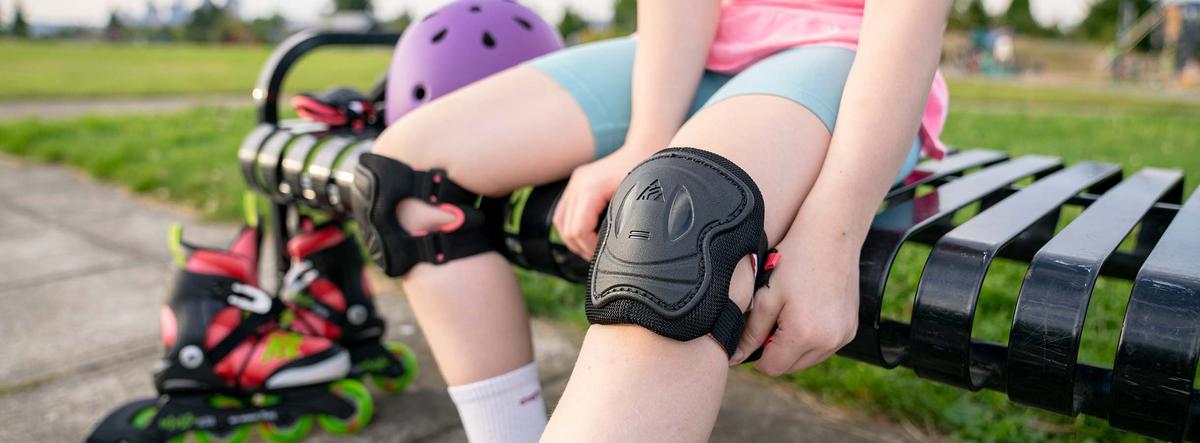 K2 Fit Logix Protective Gear Pads Knees Elbows Wrists Junior Large 